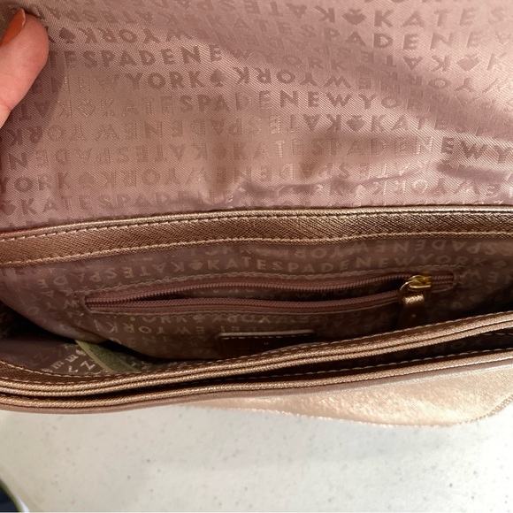 Kate Spade Rose Gold Metallic Crossbody - Picture 3 of 3